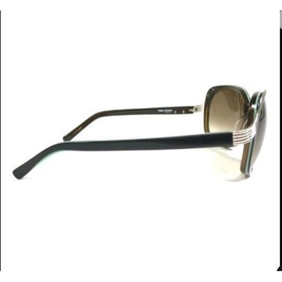 Paul Frank Sunglasses 114 BURG/SEA Brown Green Square Frames with Brown Lenses - Picture 3 of 11